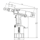 Nitownica pneumatyczno-hydrauliczna do nitonakrętek M4-M8 Firefox 2 Gesipa kod: 1458086 - 3